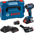 Bosch 18V Akkuschrauber GSR 18V-90 FC mit FlexiClick-System und ProCORE18V Akkus, L-BOXX