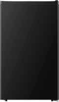 PKM KS93EB Mini-Kühlschrank 94L, Schwarz, 36 dB leise, Türanschlag wechselbar, 1 Gemüsefach, 47,5 cm breit, Energiesparend E