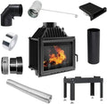Kratki Maja 8 kW Gusseisen Kamineinsatz mit Zubehör